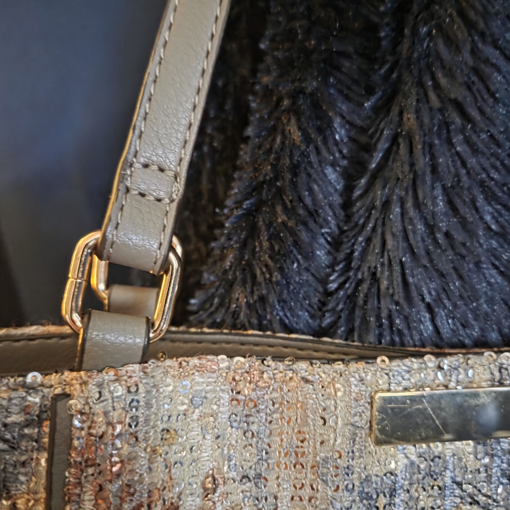 Enzo Angiolini Metallic Multicolor Sequin Tote - Picture 4 of 12